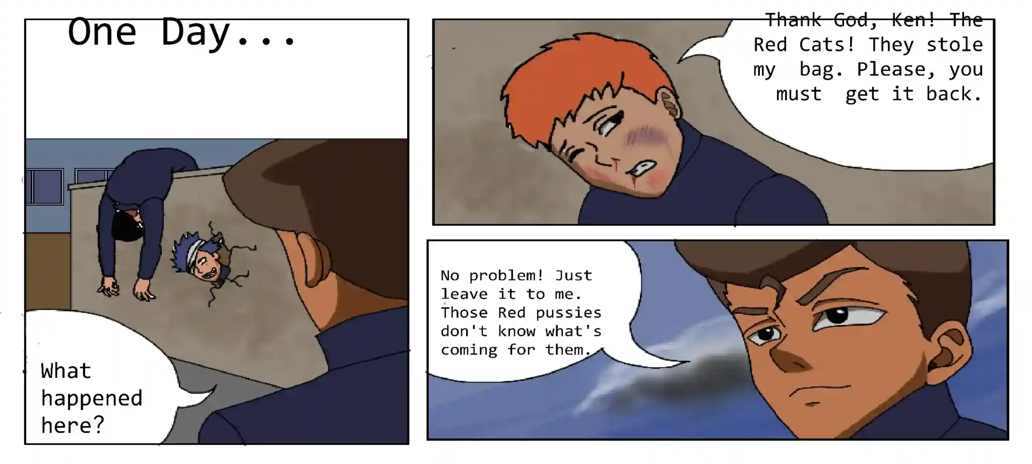 In College Brawl STORY guide